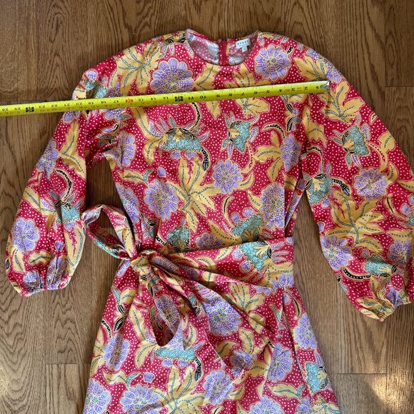 RHODE Athena Floral Midi Dress - Small - Picture 6 of 6